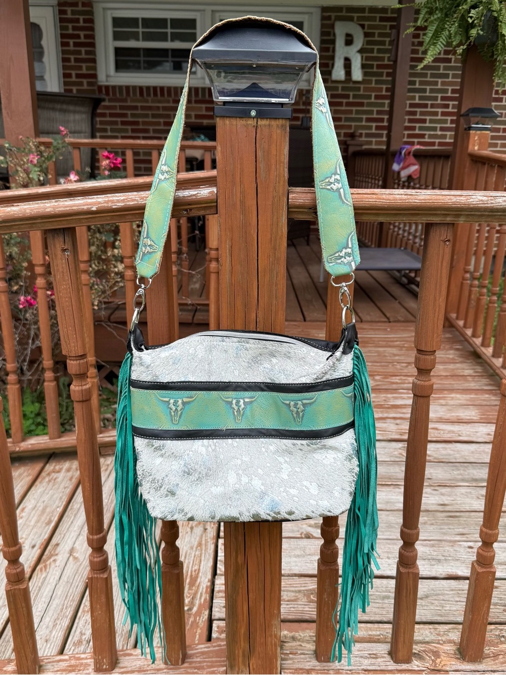 Dancing Cactus Designs Shoulder Bag w/ Wristlet